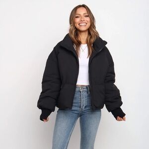 Petal + Pup Edric Black Puffer Jacket Coat 
Size Small
Retail $119